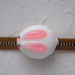 うさうさ帯留ちょっと難２　難あり商品