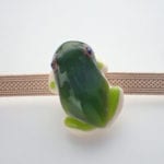 立体カエルさん帯留め　アマガエルカラー　難あり商品