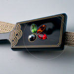 羽子板の帯留め難　アップ