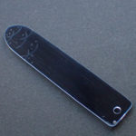 根付のプレートミラー露芝訳ありB　裏面