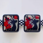 鹿と紅葉の帯留めお色違い　