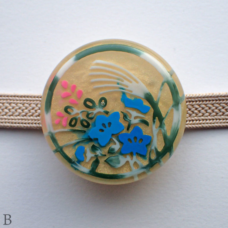 秋草の帯留め少々難B